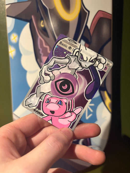Mewtwo Mew Custom Card