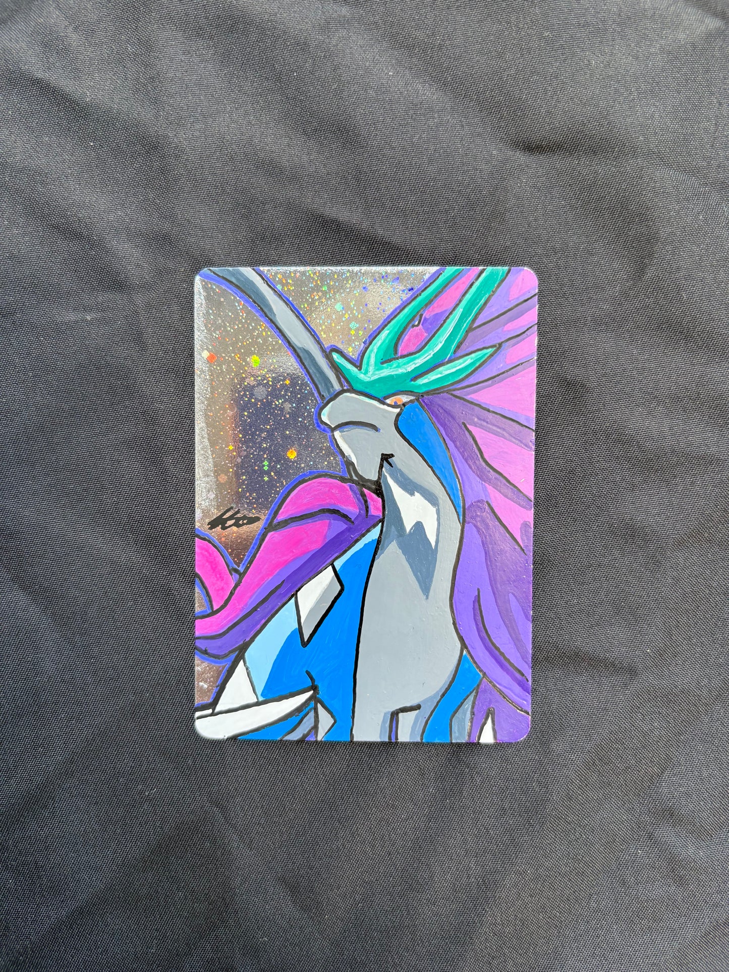 Custom crystal card