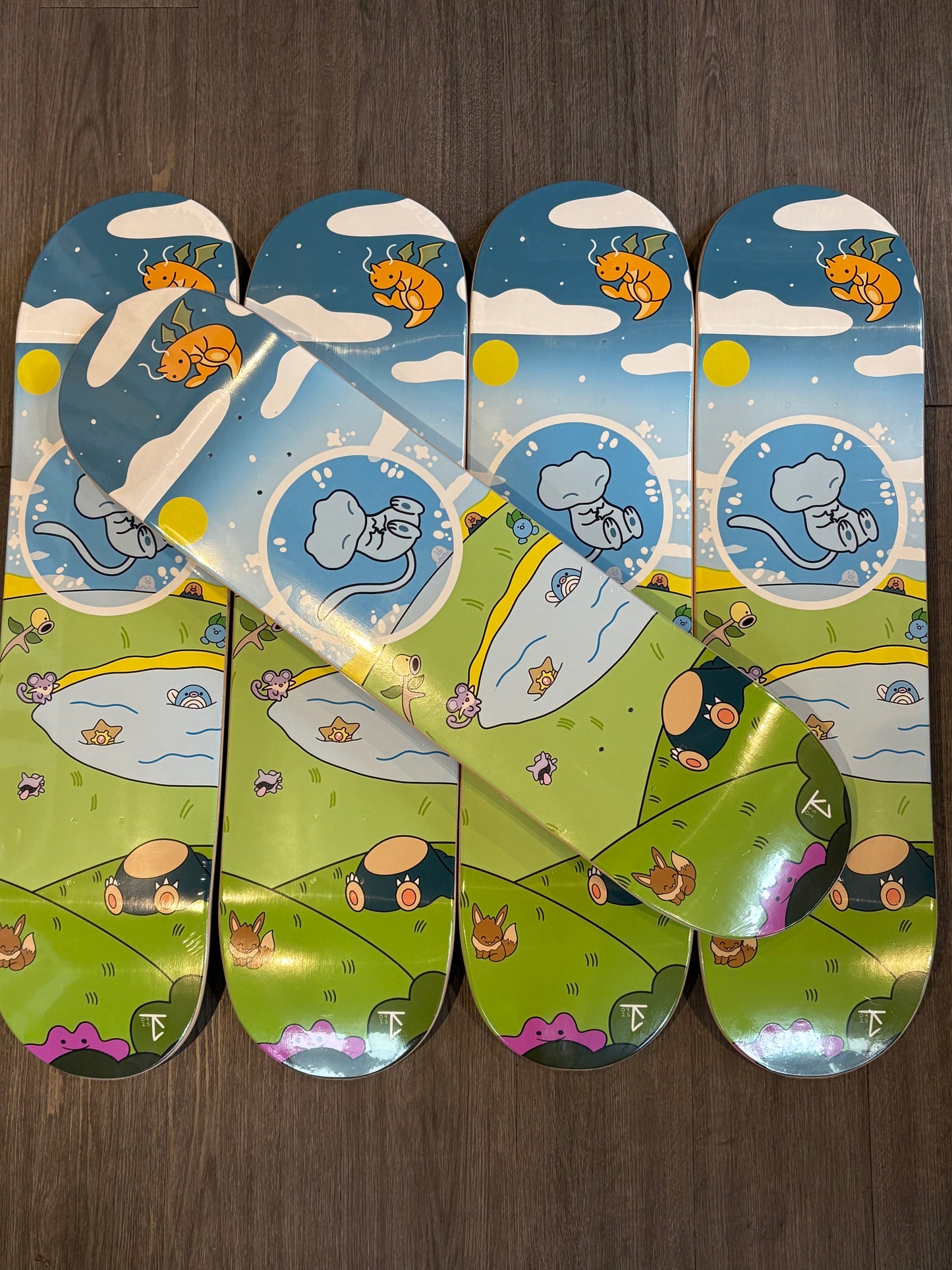 Bubble 5of5 Printed Deck