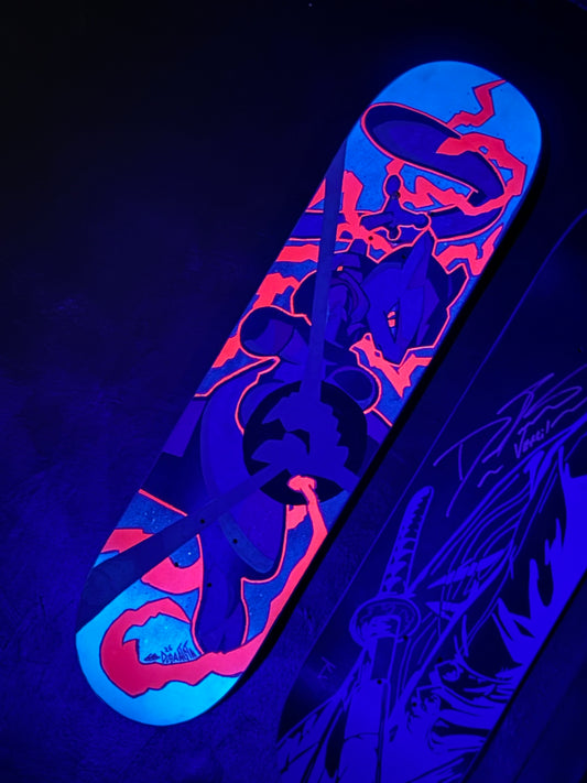Painted Black light Mewtwo