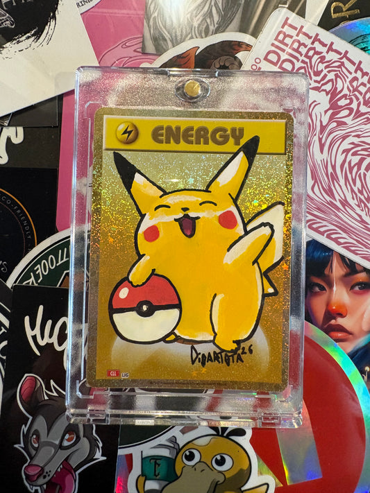 Fat Pikachu Custom Card