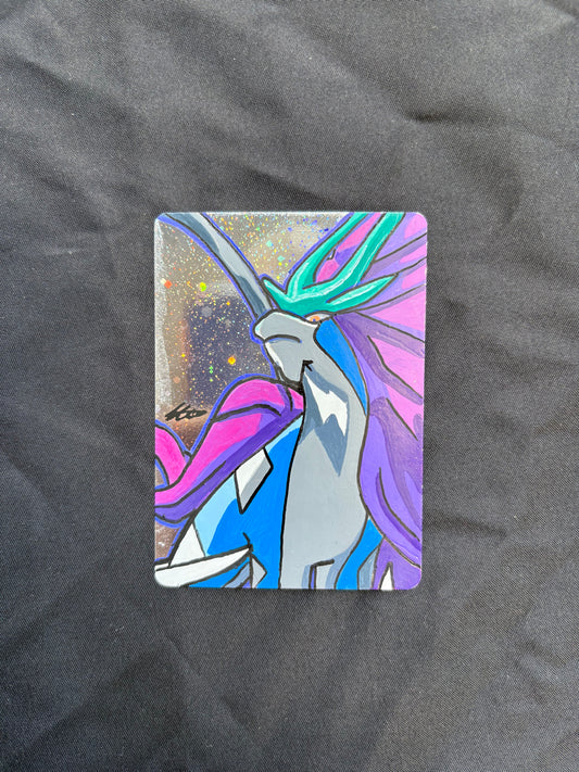 Custom crystal card