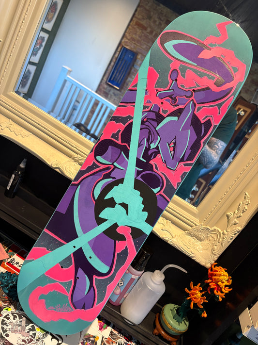 Painted Black light Mewtwo