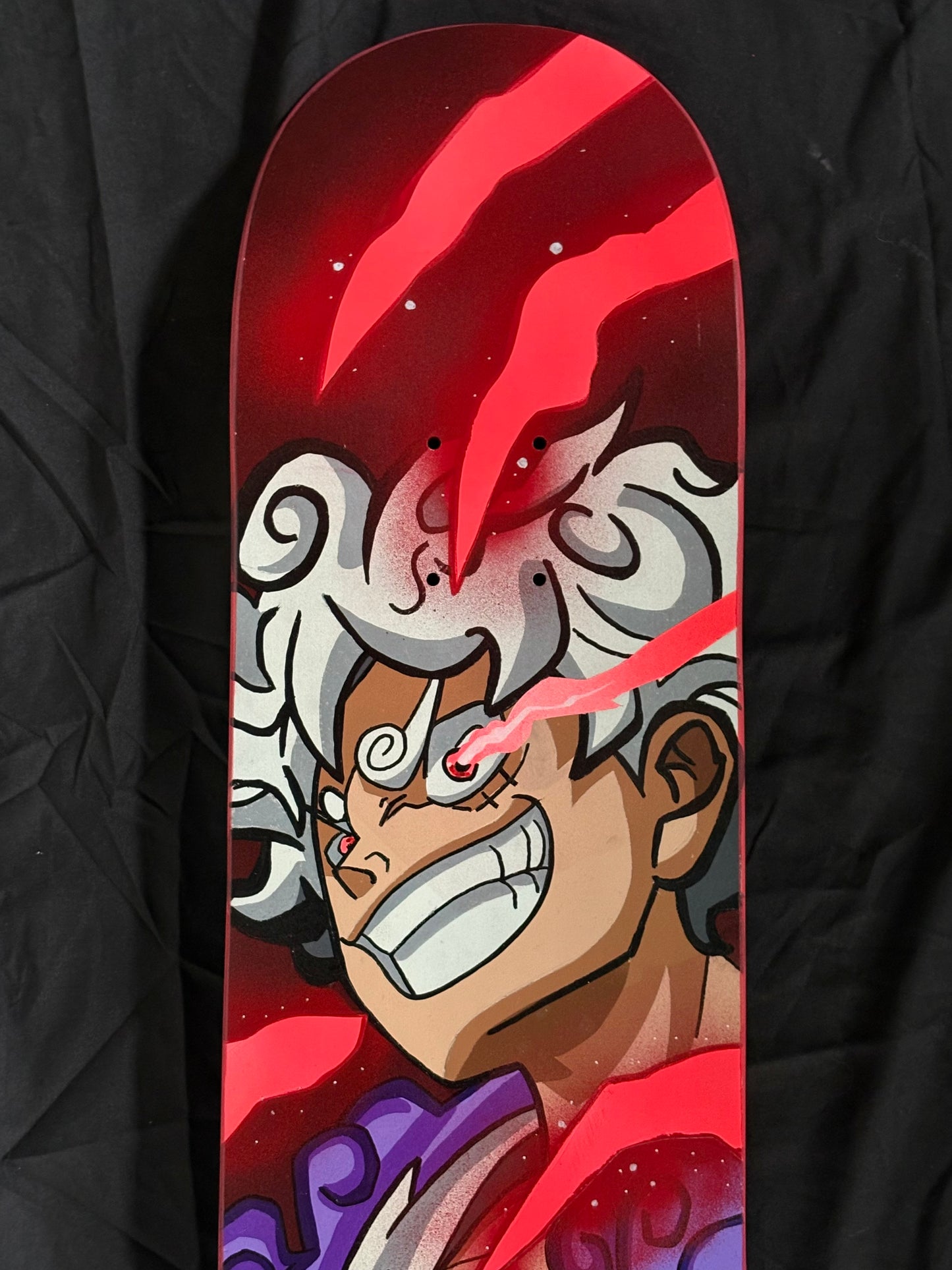 Gear 5 Luffy painted deck