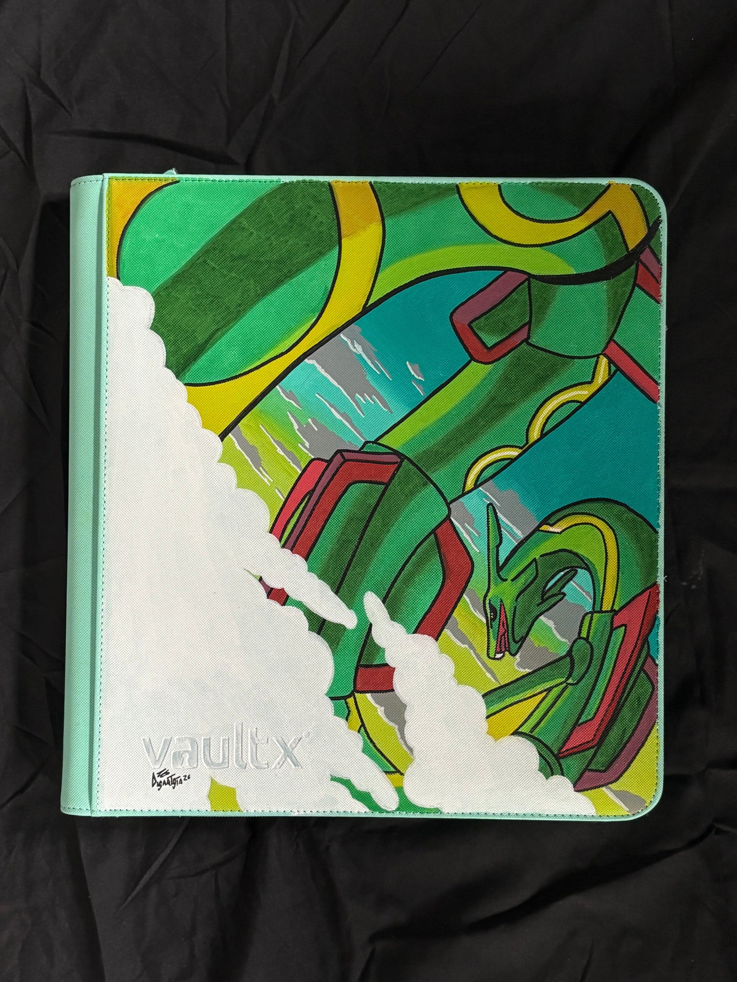 Hand painted 12 pocket binder