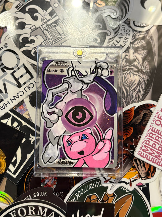 Mewtwo Mew Custom Card