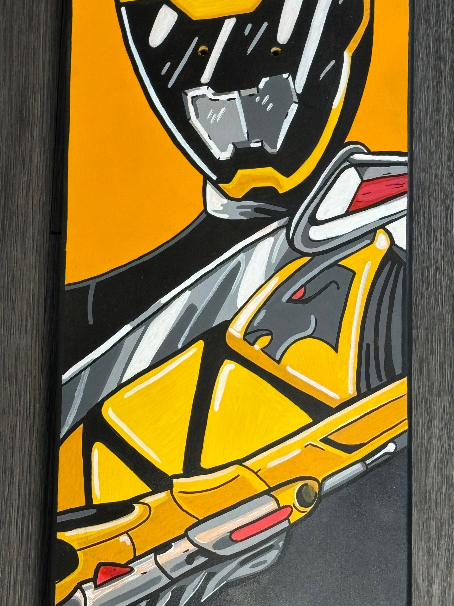 Hand signed Black Dino charge ranger deck 2