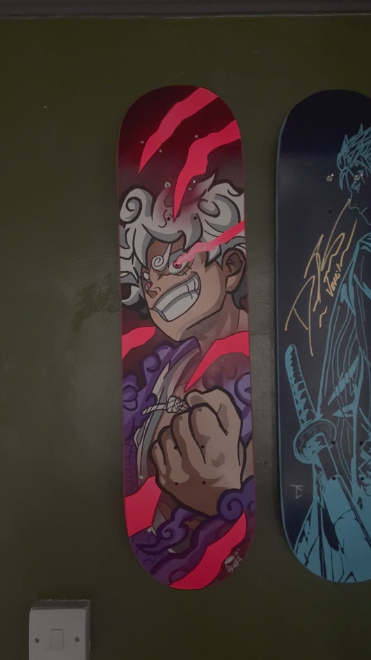 Gear 5 Luffy painted deck